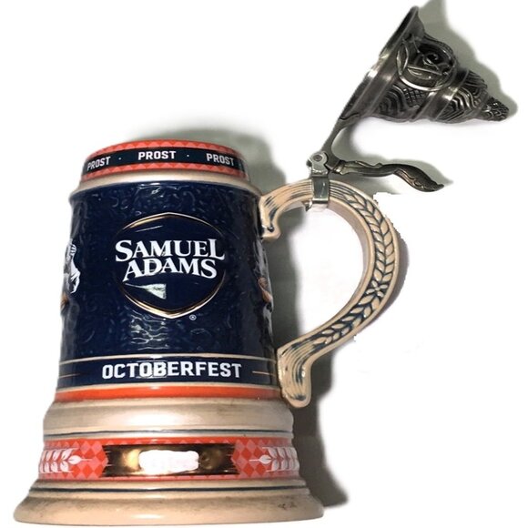 🛑SAMUEL ADAMS Octoberfest ➕🆒 BEER STEIN Limited Edition CUP 💸BUY NOW‼️🟢 - Picture 4 of 16